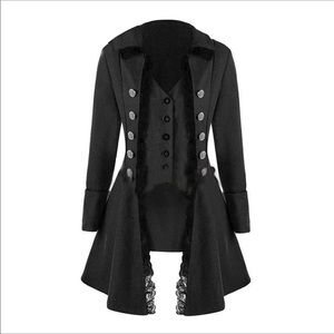 Medieval Goth Steampunk Tailcoat Halloween Victorian Renaissance Vampire Jacket